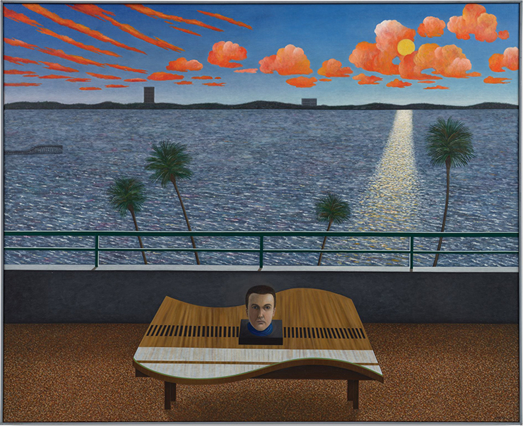 Scott Kahn, <Sunset Over Longboat Key>, 1995, Oil on linen, 111.8x137.2cm, 44x54in. © Scott Kahn Courtesy of the Artist and Almine Rech. Photo: Hyun Jun Lee