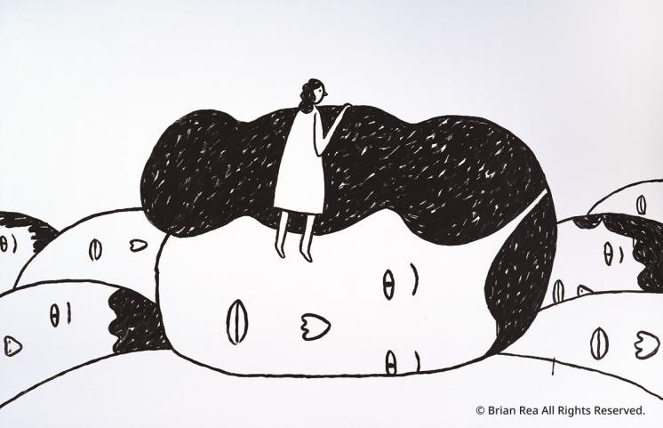 <무제>, 2023, Acrylic on linen, 175cm x 115cm