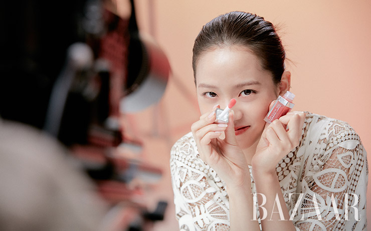 지수가 그리는 하트 뿅 