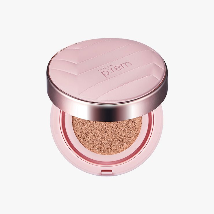 Makep:rem 베이스 미 틴티드 글로우 쿠션 SPF50/ PA++++ 3만2천원대. 