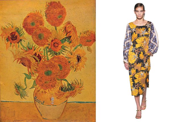 ‘Sunflowers’(1888) / Dries Van Noten
