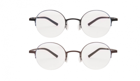 니로 by 시원아이웨어. 계란형 뿐 아니라 역삼각형, 긴 얼굴에도 잘 어울린다. 지적인 분위기!